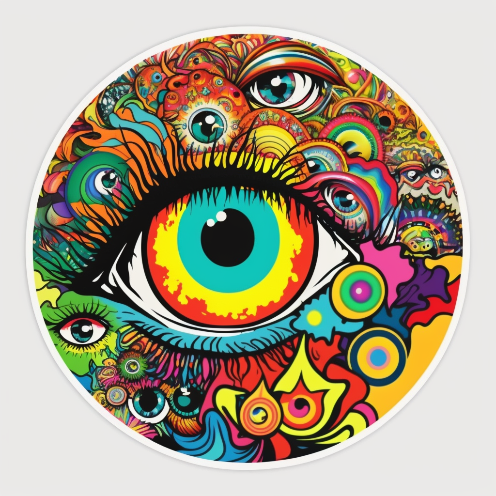 Eye Candy Eyeball Sticker (Large)