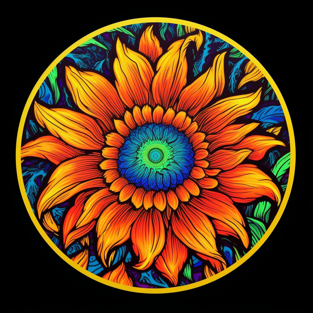 Sunflower Sticker (Large)