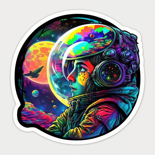 Space Kidet II Sticker (Large)