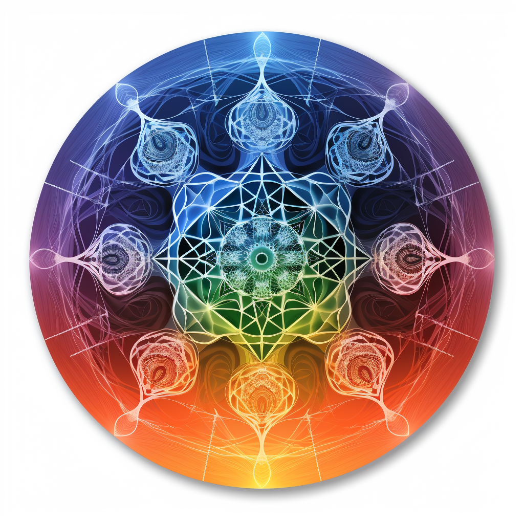 Mandala Wellness Sticker (Large)