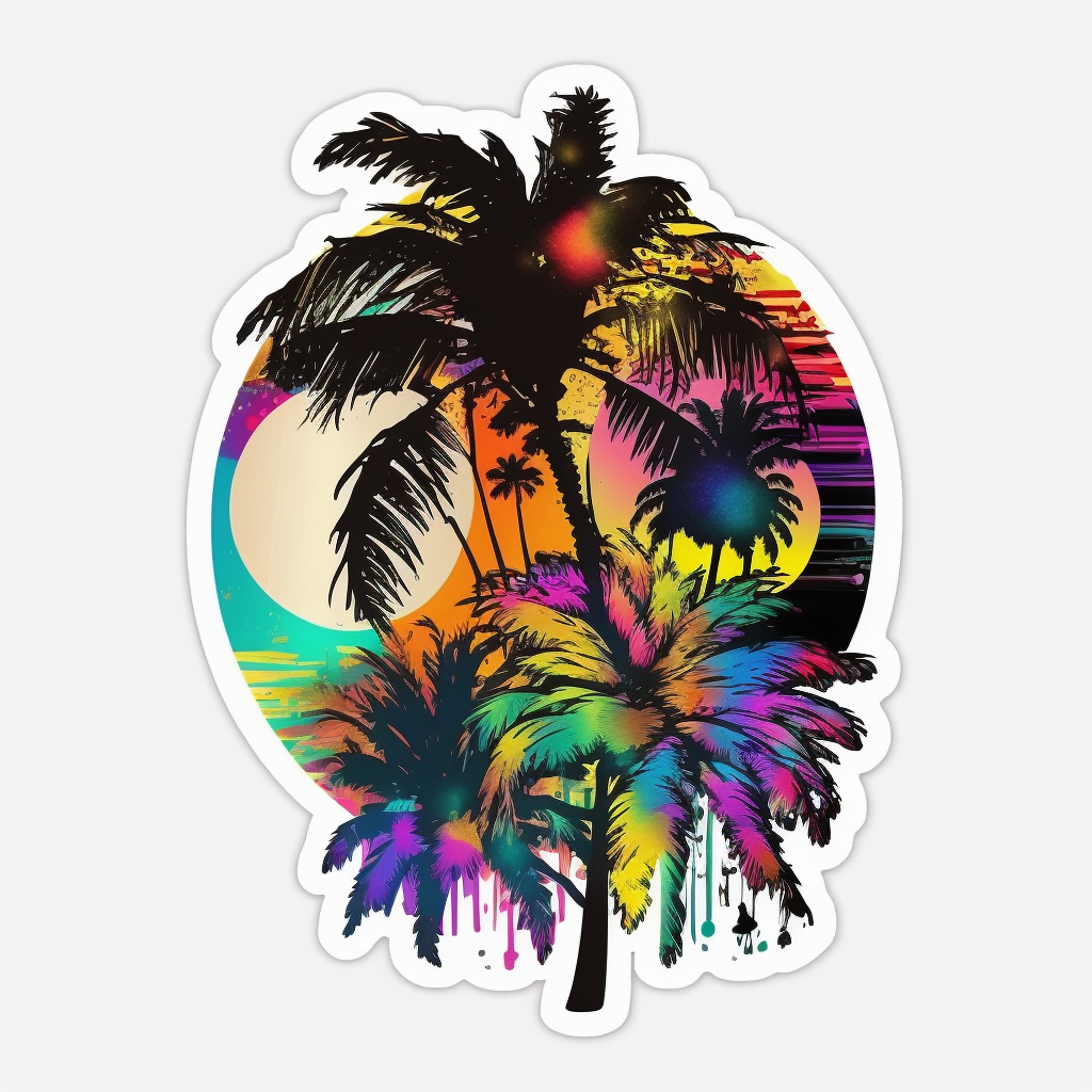 Palm Tree Sticker (Large)