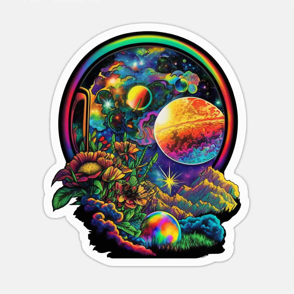 Galaxy Garden Sticker (Large)