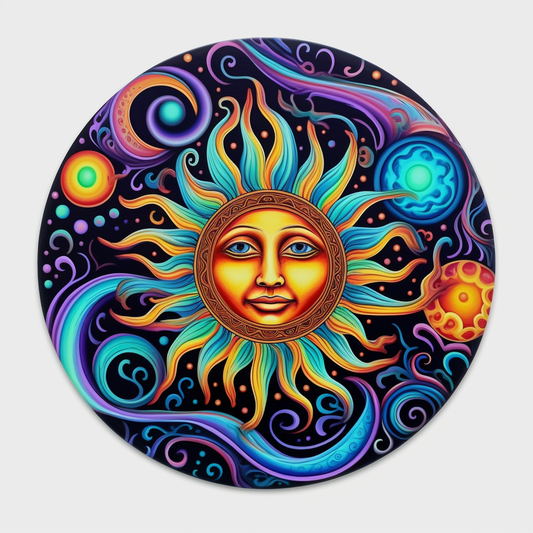 Celestial Sun Sticker (Large)